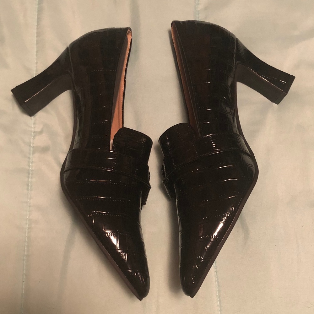 NWOT Black 3 inch high heels (Size 10 1/2) - Picture 4 of 7
